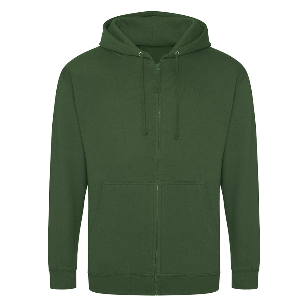 sale item - Unisex Zip up Hoodie - green - small