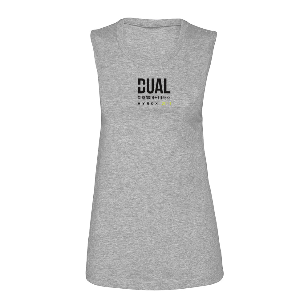 Dual Fitness Ladies Muscle Vest for Hyrox
