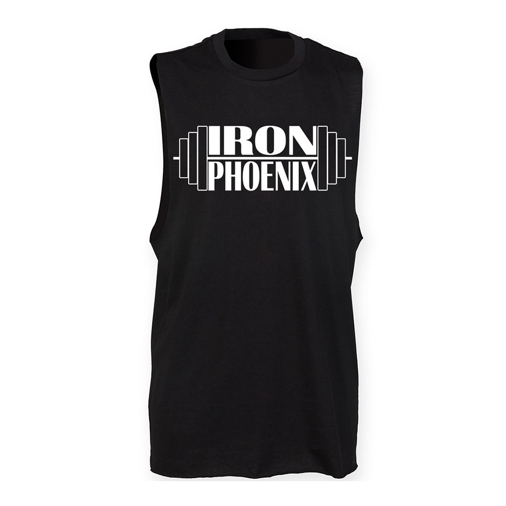 Iron Phoenix - Unisex Muscle Vest - Barbell Print