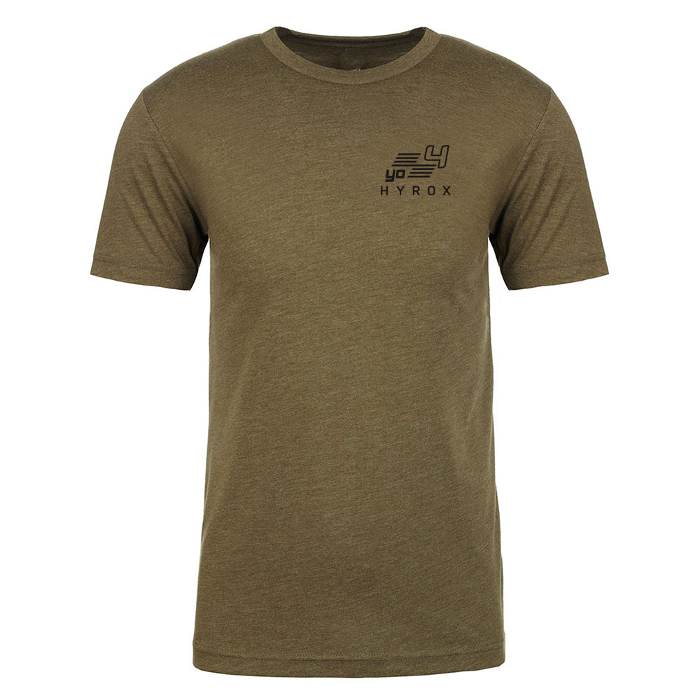 YO4 - Tri Blend T Shirt - Hyrox Print