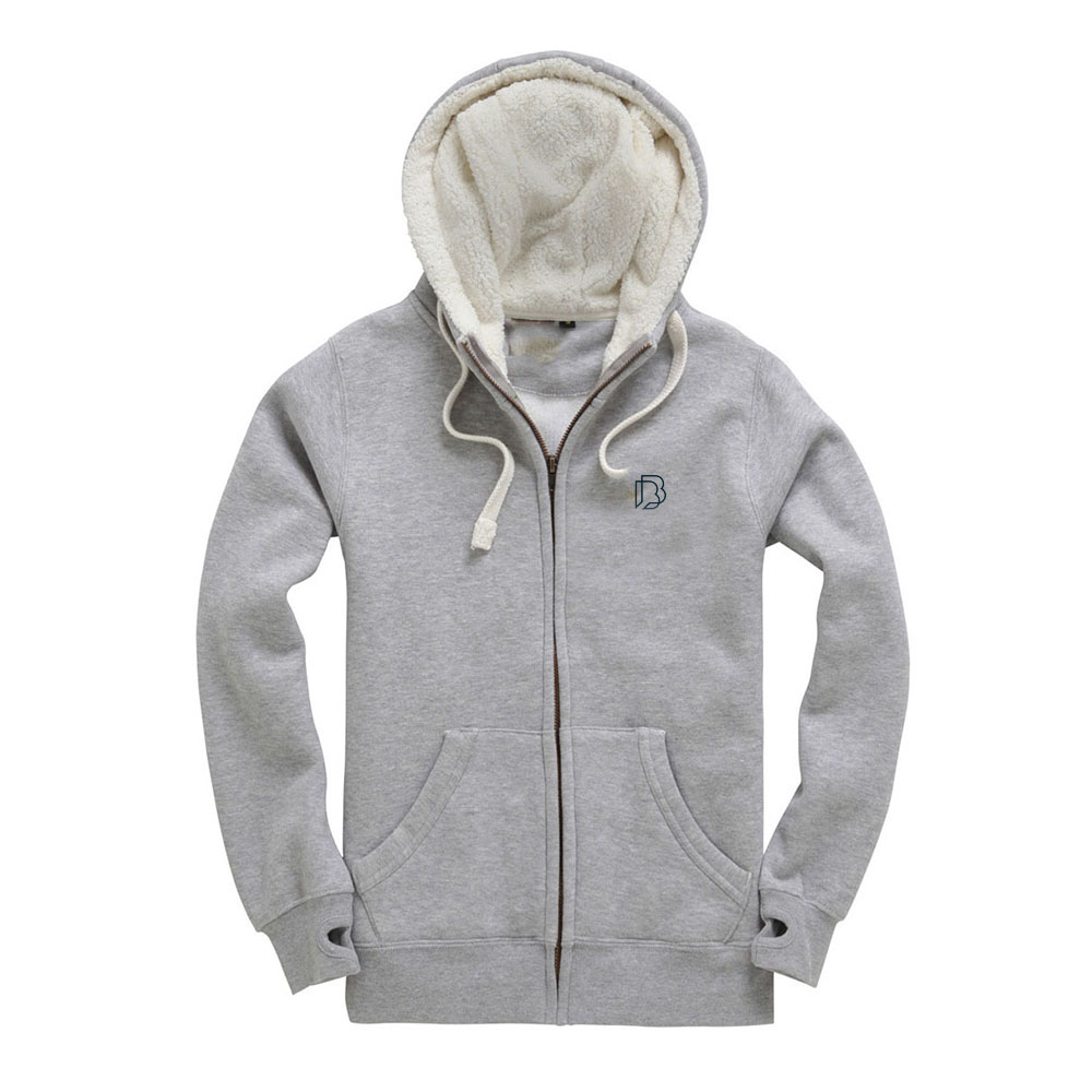 Battle Box Fleece Lined Zip Up Hoodie