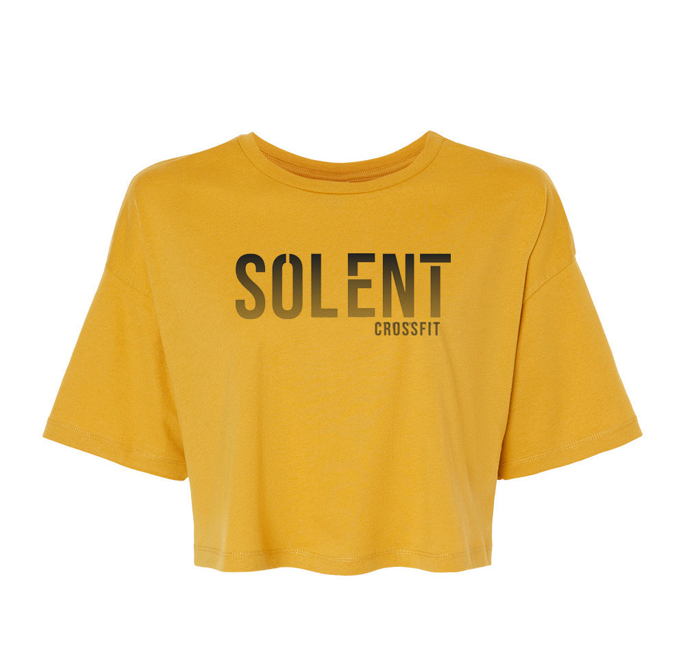 Cropped T shirt - Standard CROSSFIT SOLENT Print