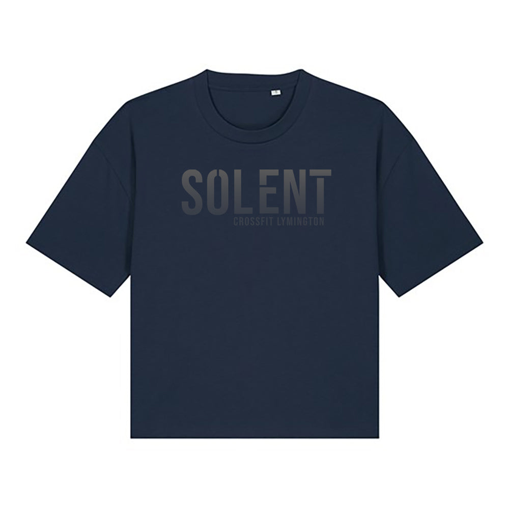 SOLENT LYMINGTON - Ladies Boxy short T shirt - Standard print