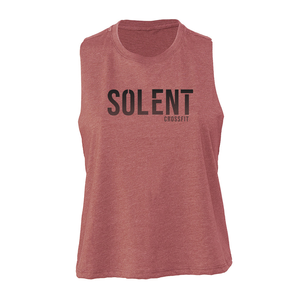 CROSSFIT SOLENT - STANDARD PRINT - CROPPED RACER BACK VEST