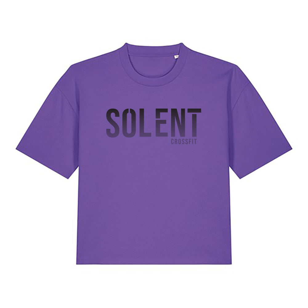 SOLENT CROSSFIT - Ladies Boxy short T shirt - Standard print