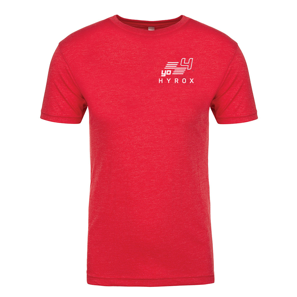 YO4 - Tri Blend T Shirt - Hyrox Print