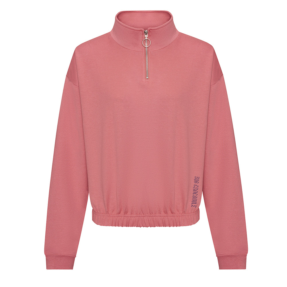 Cropped 1/4 zip Sweatshirt