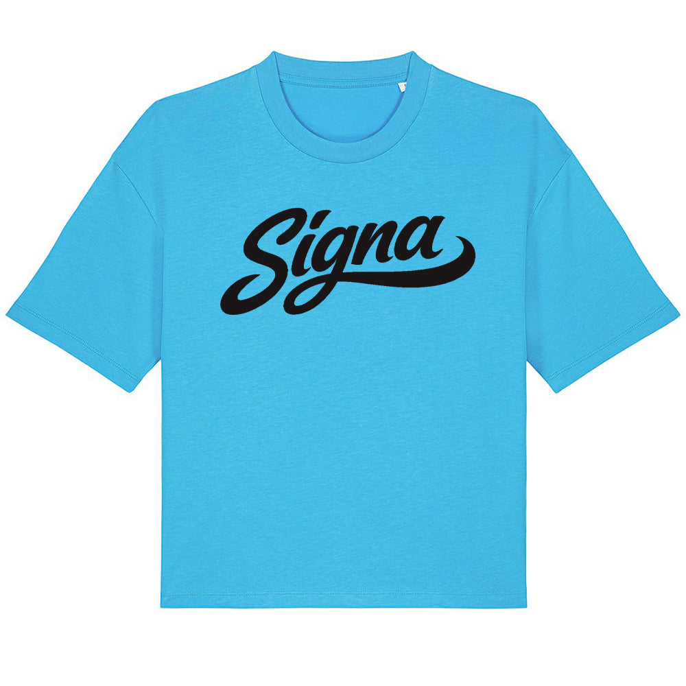 Boxy short T shirt - Large Print