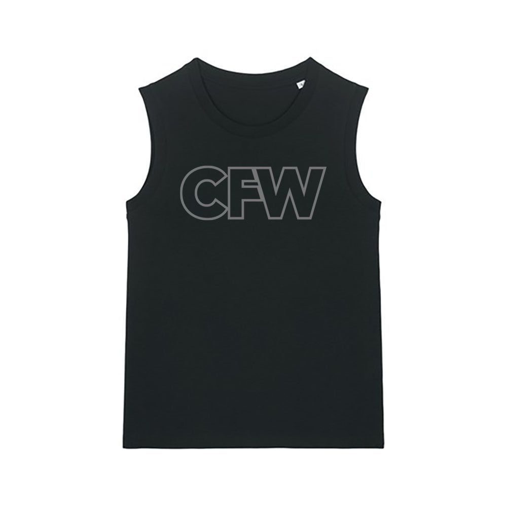 CrossFit Witham Lincoln - Ladies Muscle Vest - CFW Print
