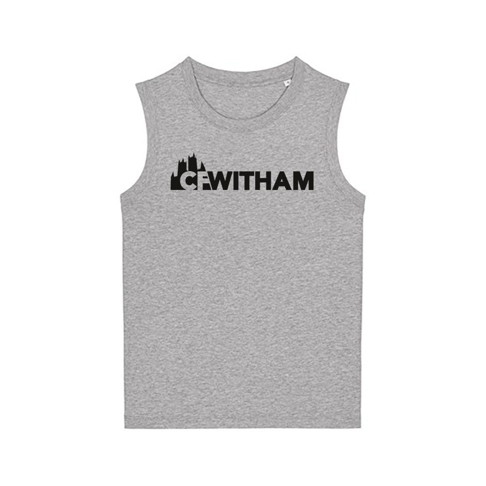 CrossFit Witham Lincoln - Ladies Muscle Vest - CF Witham Print