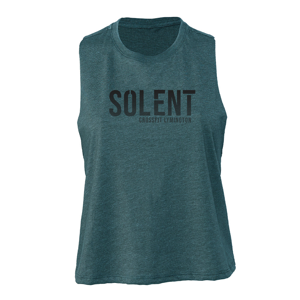 SOLENT LYMINGTON - STANDARD PRINT - CROPPED RACER BACK VEST