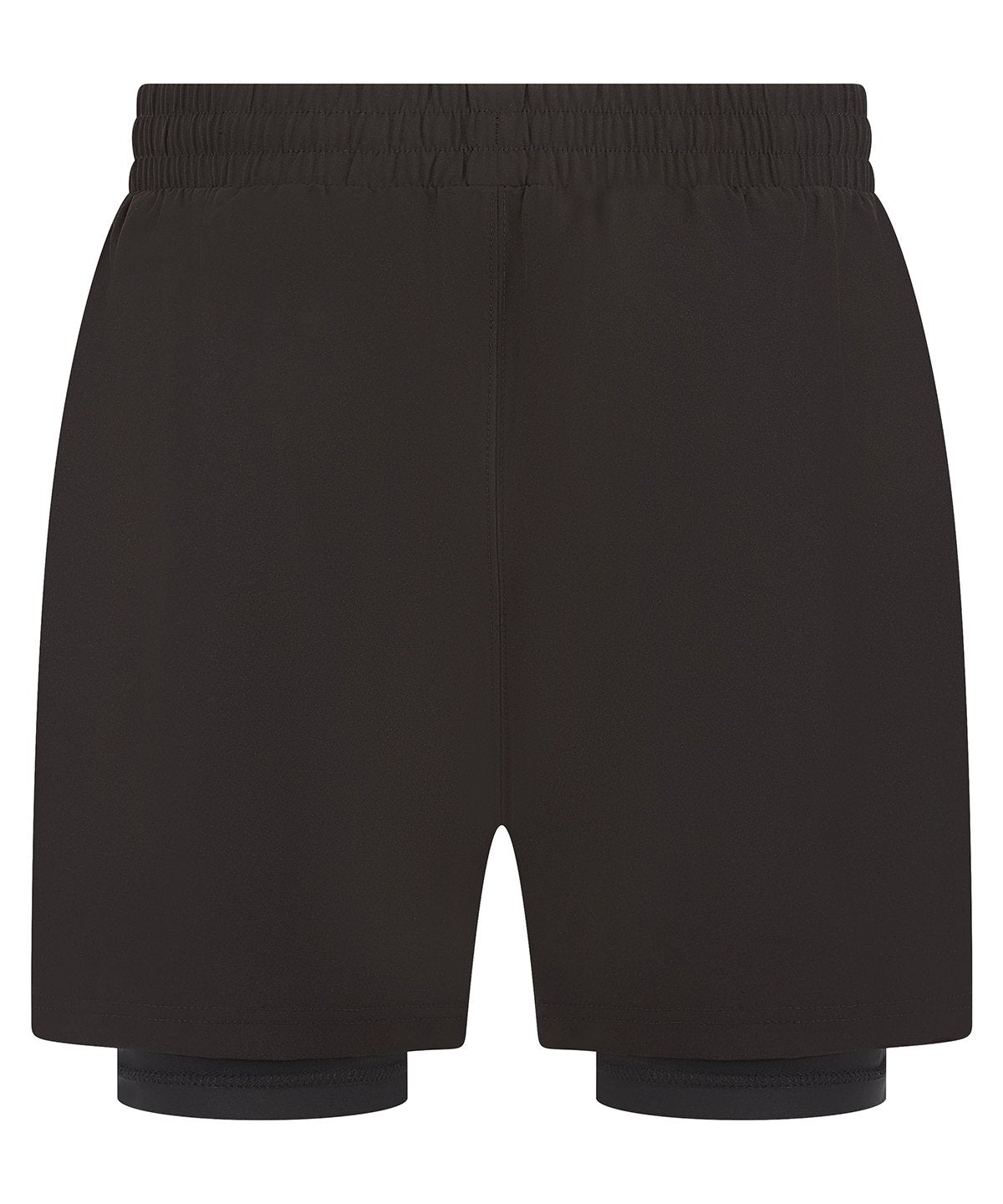 YO4 - mens double layer gym shorts