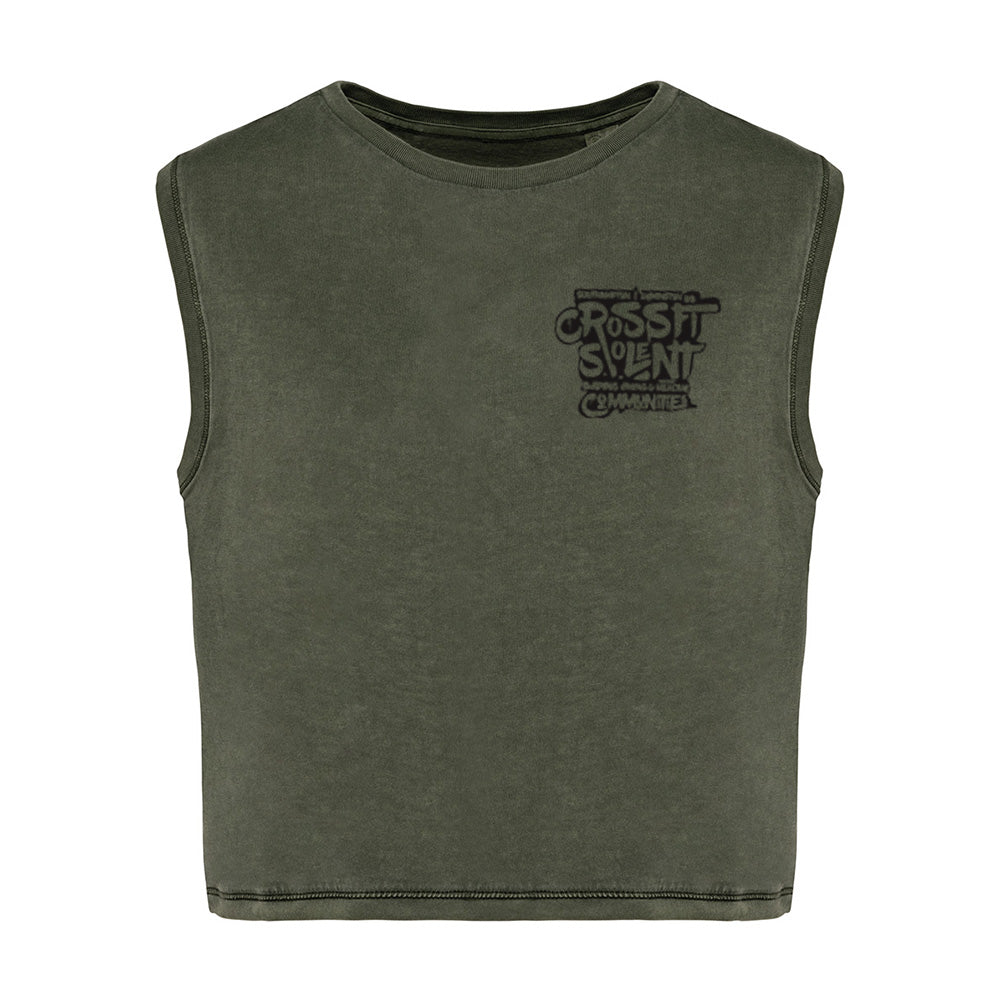 SOLENT CROSSFIT - Cropped Vest - Community Print