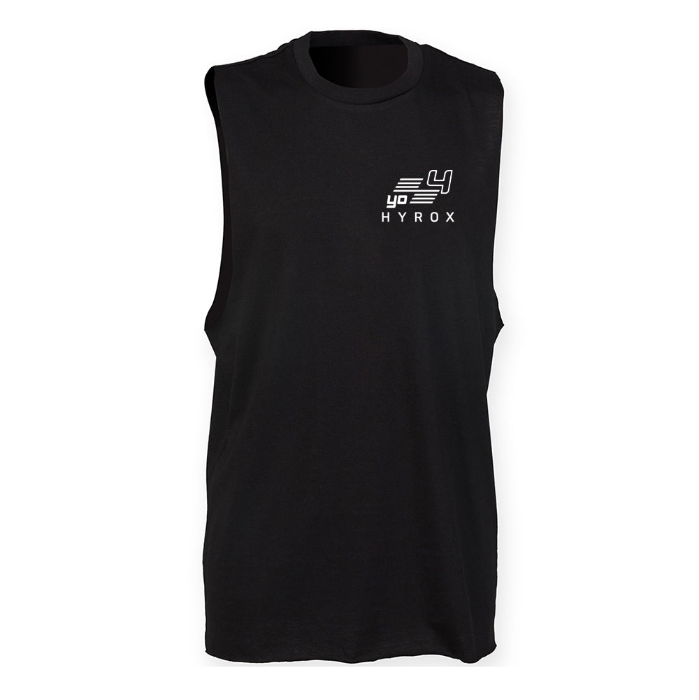 YO4 - Mens muscle vest - Hyrox Print