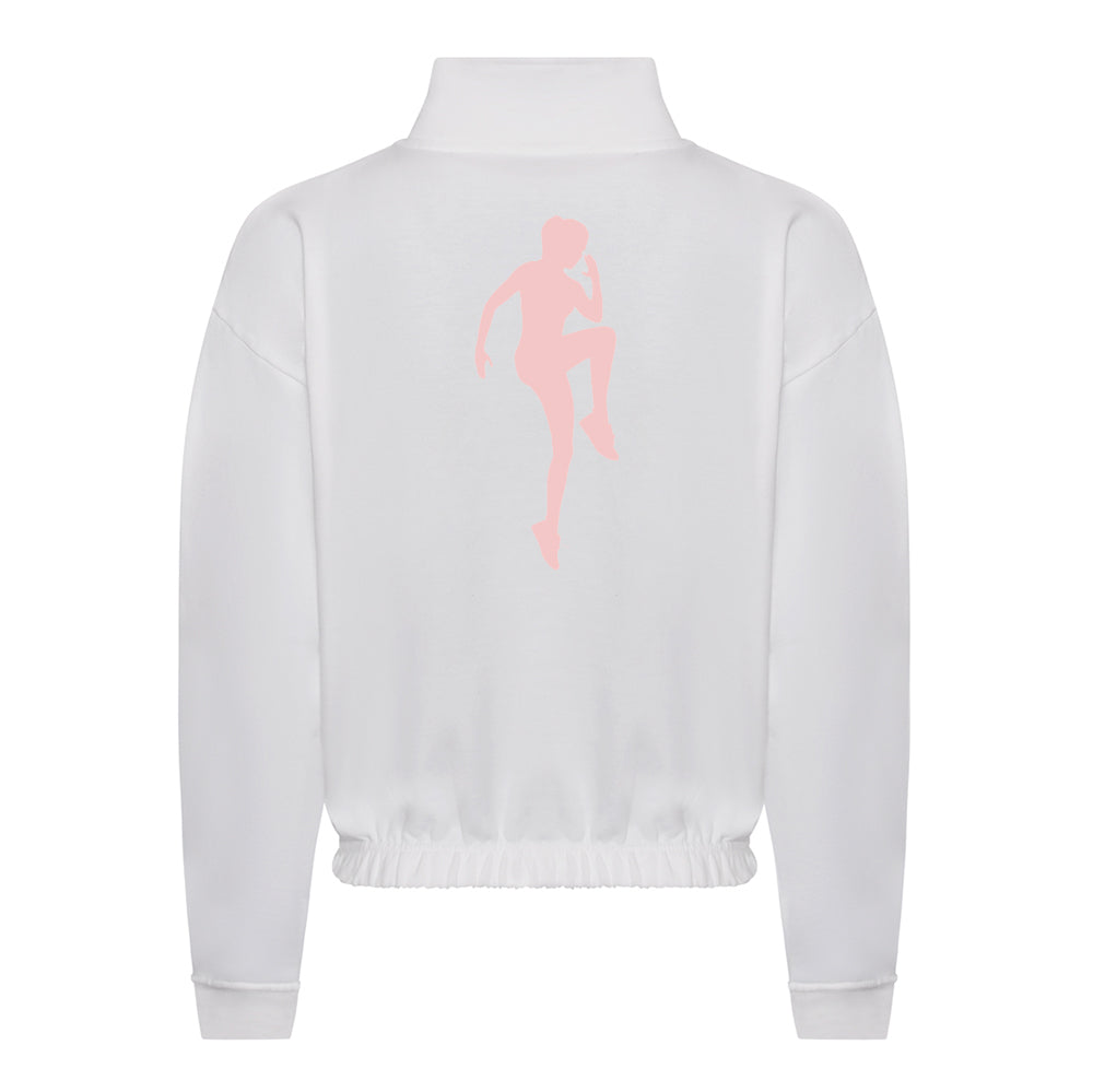 The PT Mum Cropped 1/4 zip Sweatshirt