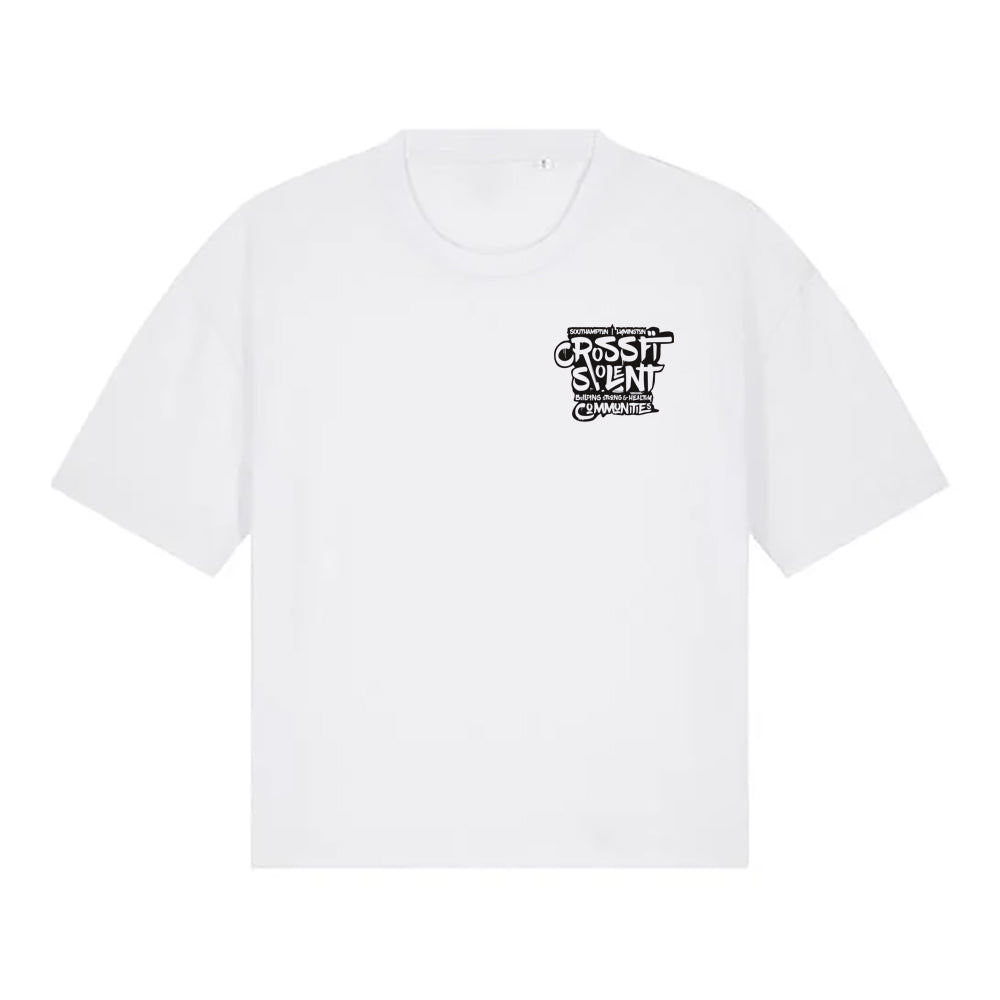 SOLENT CROSSFIT - Ladies Boxy T shirt - Community Print T Shirt