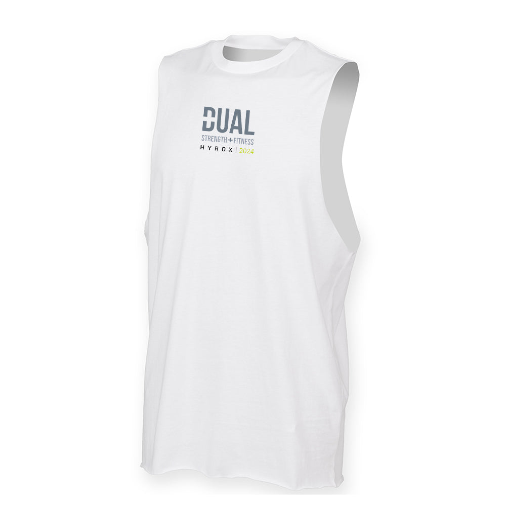 Dual Fitness Mens muscle Vest for Hyrox