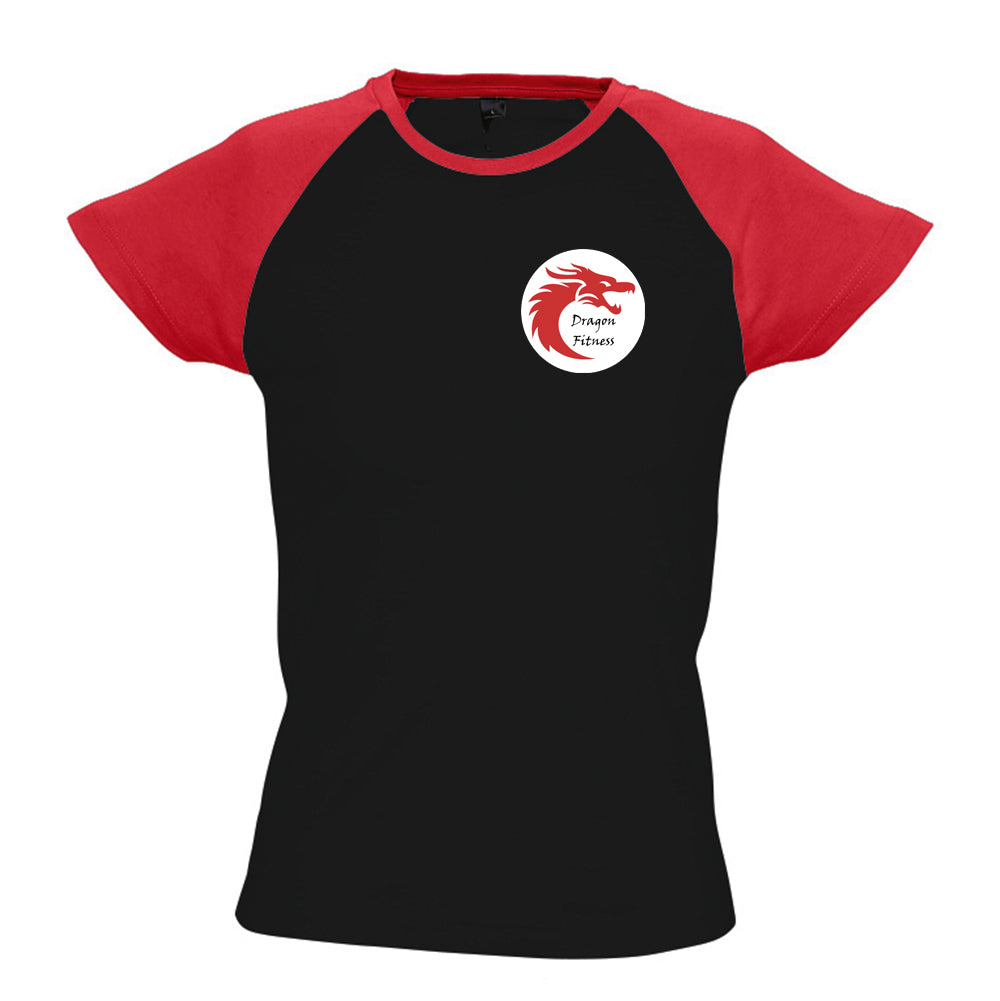 Dragon Fitness - Ladies Fit Raglan T Shirt