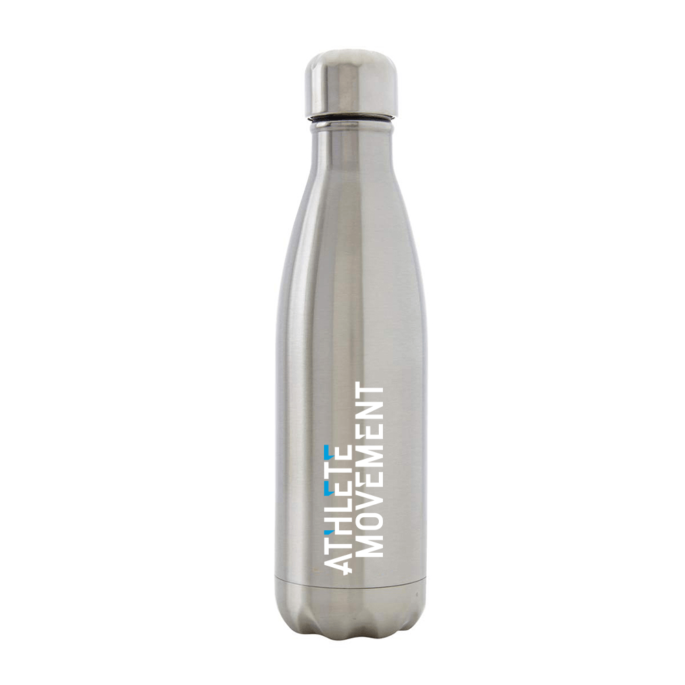 Athlete Movement - Silver Metal Bottle - Big Crocodile