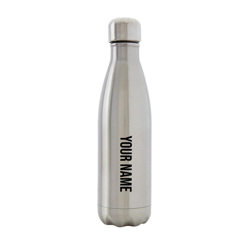 Bottle - IS.E.FITNESS Silver Metal Bottle