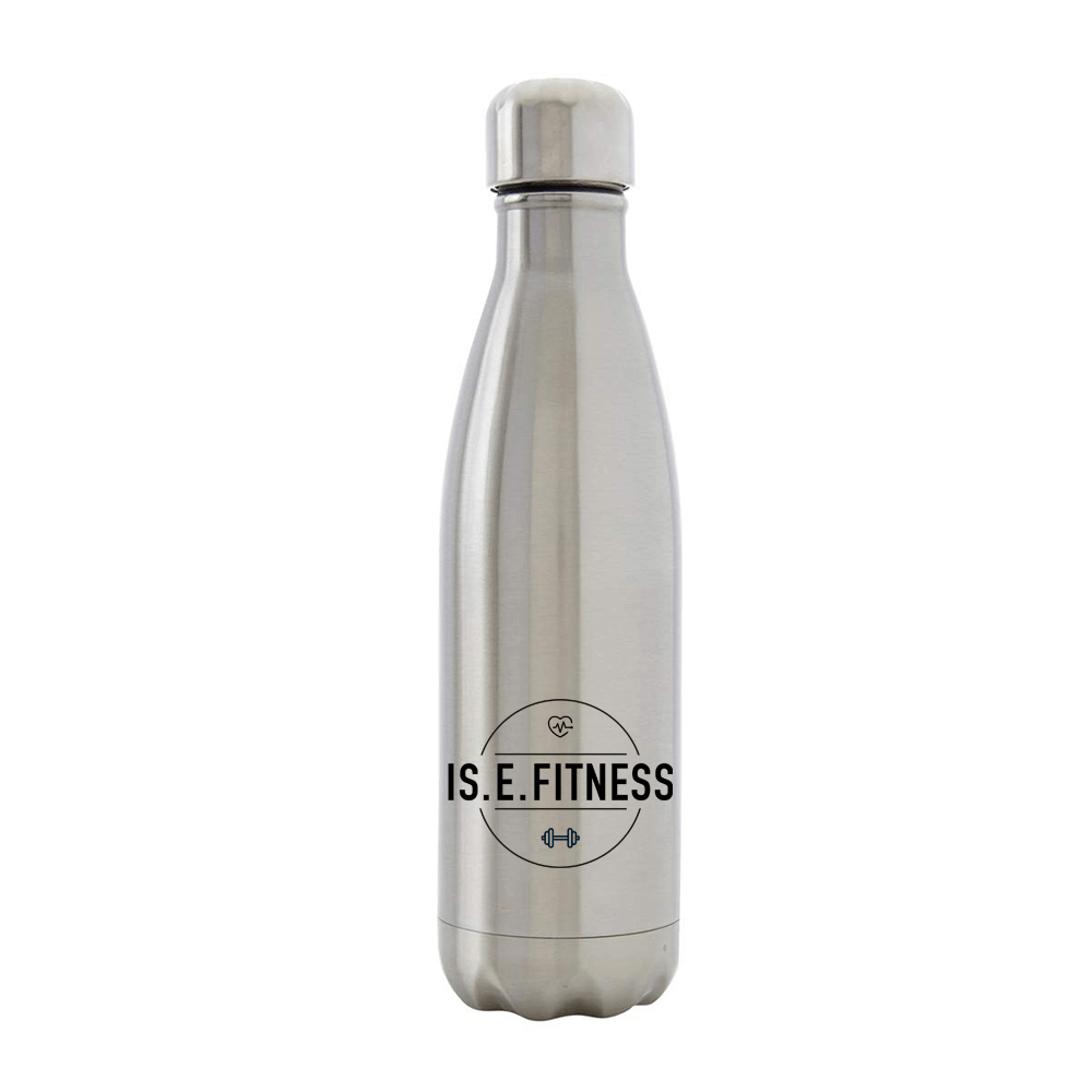 Bottle - IS.E.FITNESS Silver Metal Bottle - Wholesale