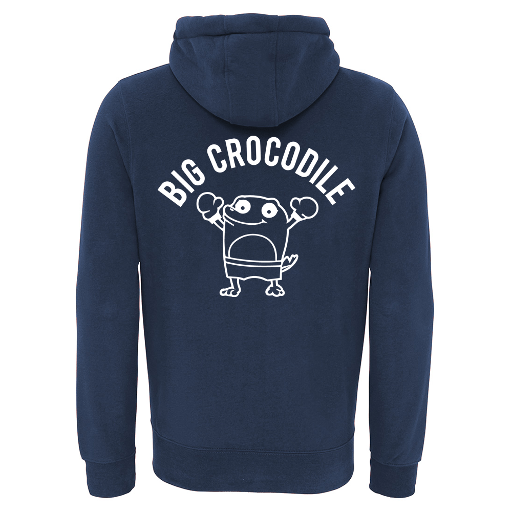 Choose Your Croc Fleece Lined Zip Up Hoodie - Big Crocodile