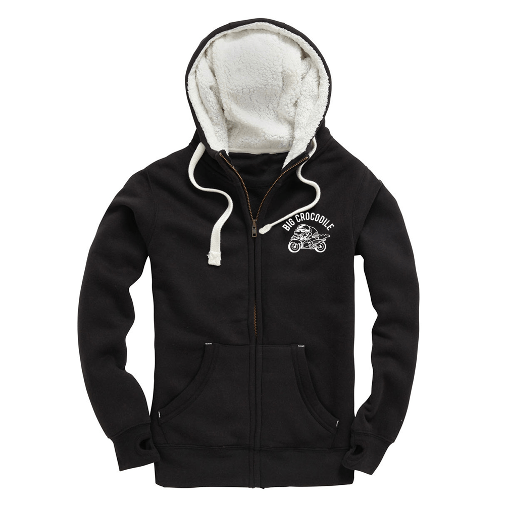 Choose Your Croc Fleece Lined Zip Up Hoodie - Big Crocodile