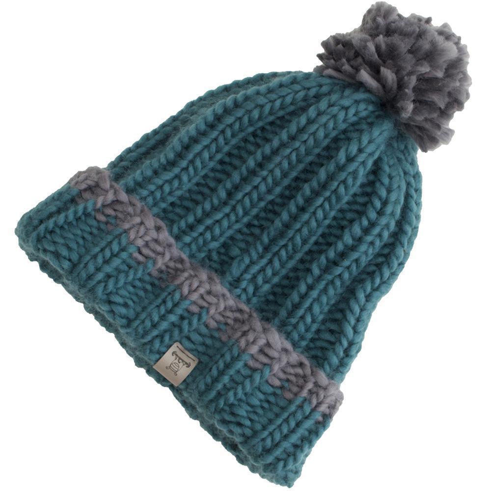 Contrast Trim Merino Bobble Hat | Design Your Own Hat - Big Crocodile