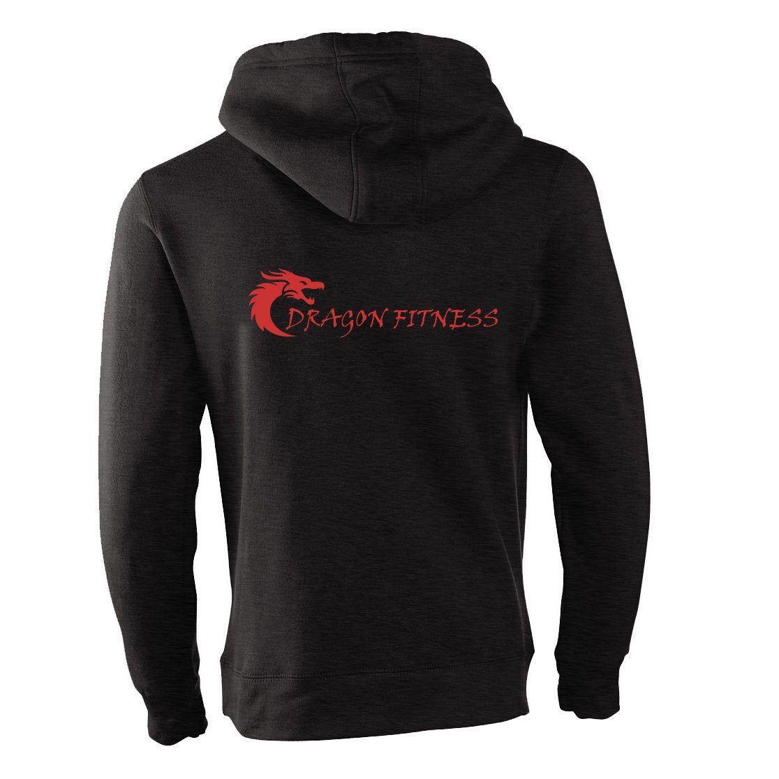 Dragon Cross Over Neck Hoodie