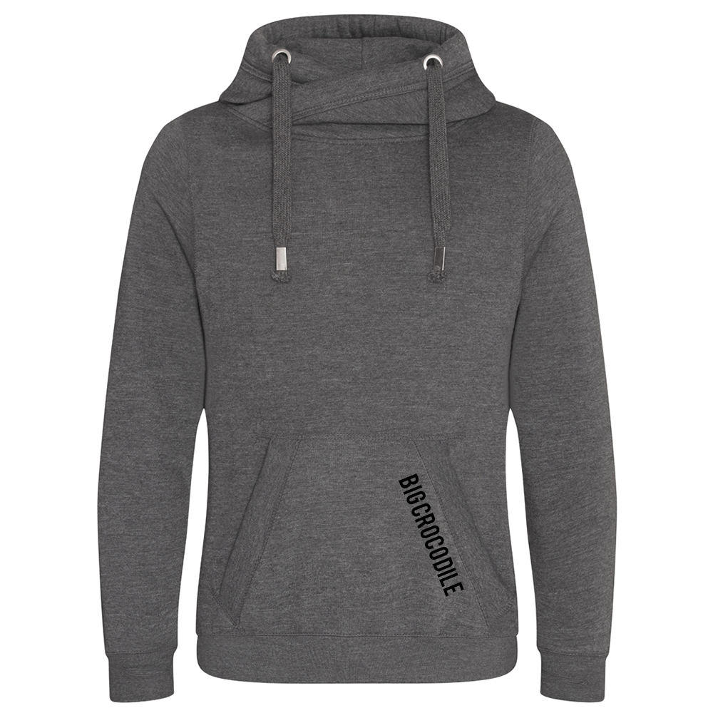 Hoodie - Cross Over Neck Hoodie