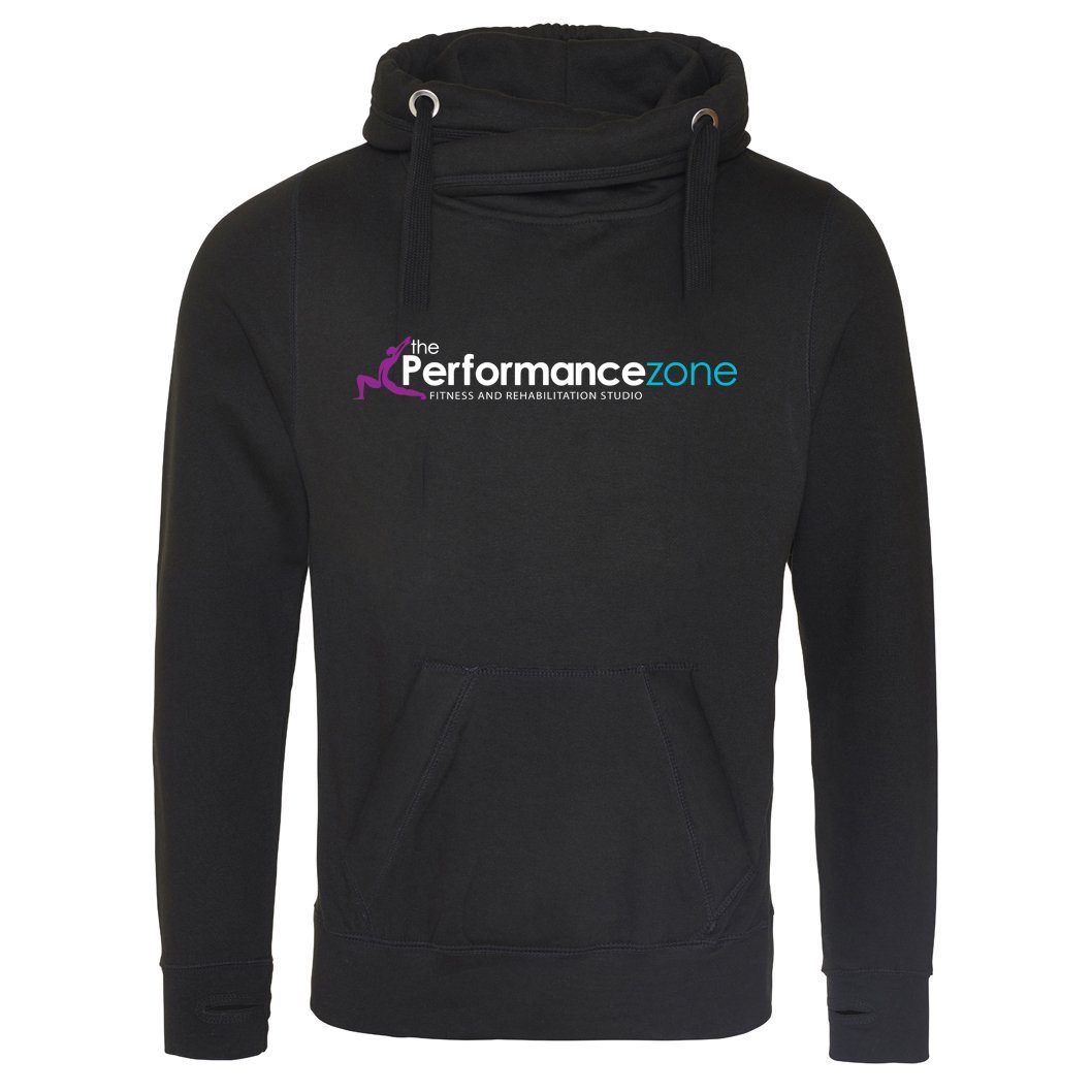 Hoodie - The Performance Zone - Cross Over Neck Hoodie