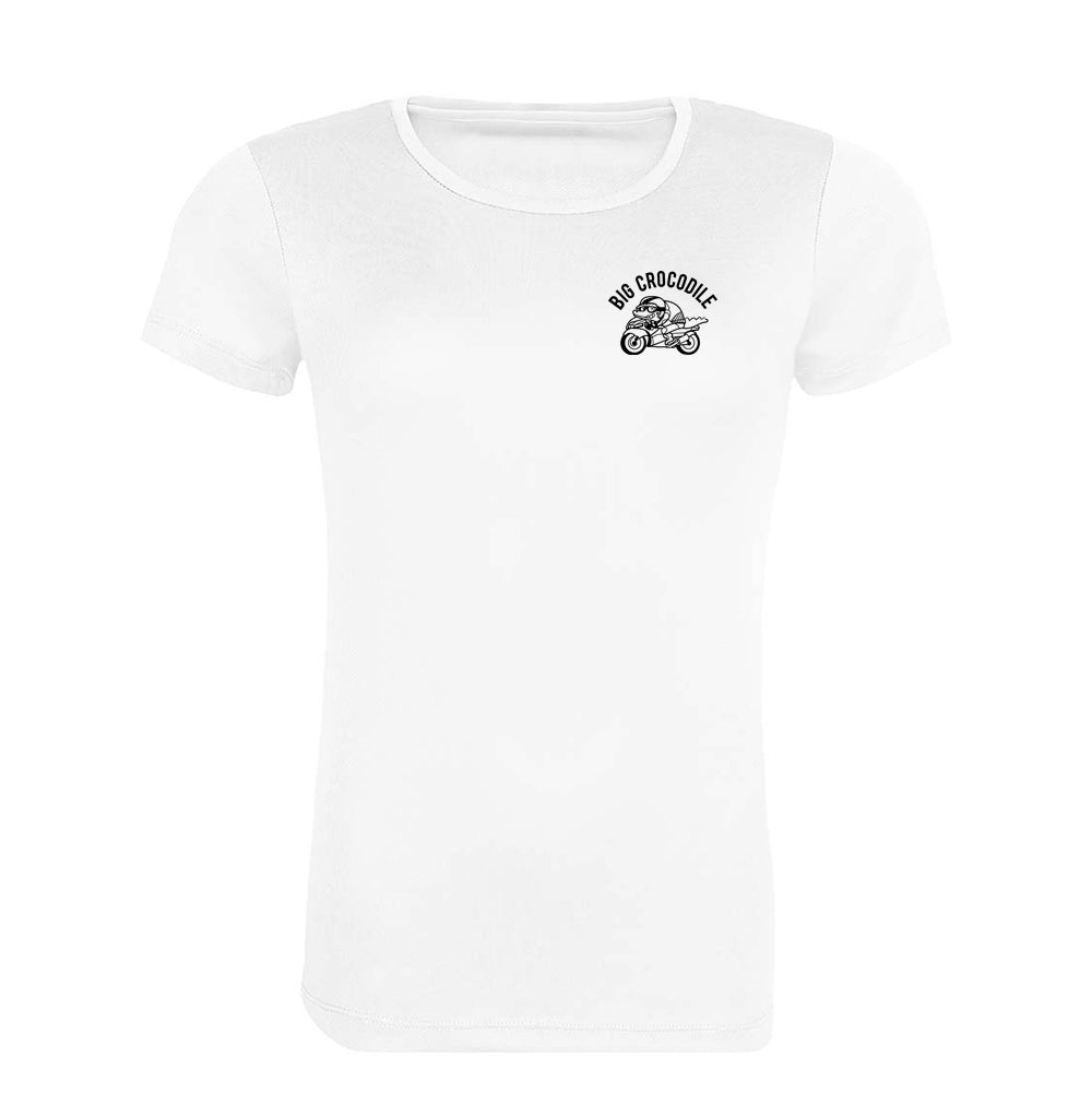 Sports Style Recycled Fabric Ladies Fit T shirt - Choose your Croc