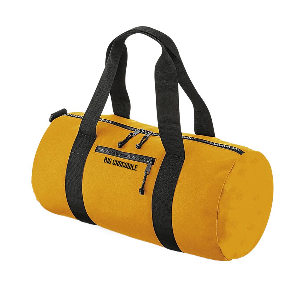 Mustard Barrel Bag - Choose Your Croc