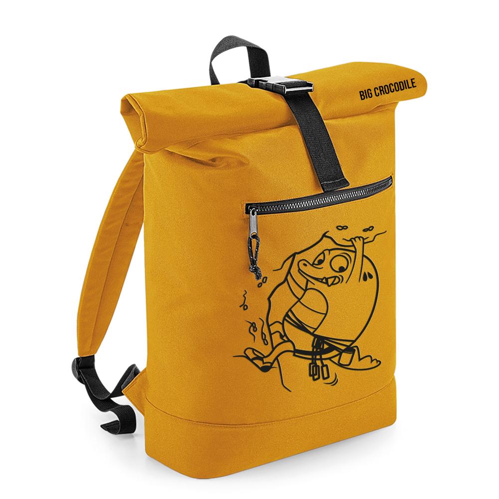 Mustard - Roll Top Ruck Sack - Choose Your Croc