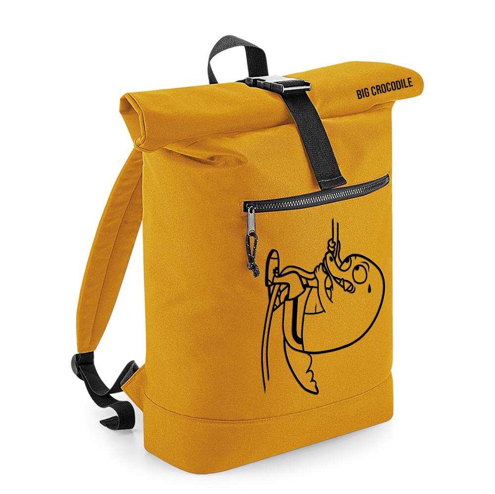 Mustard - Roll Top Ruck Sack - Choose Your Croc