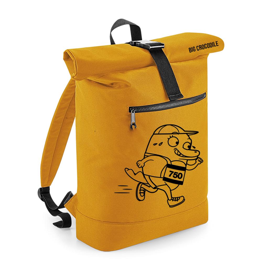 Mustard - Roll Top Ruck Sack - Choose Your Croc