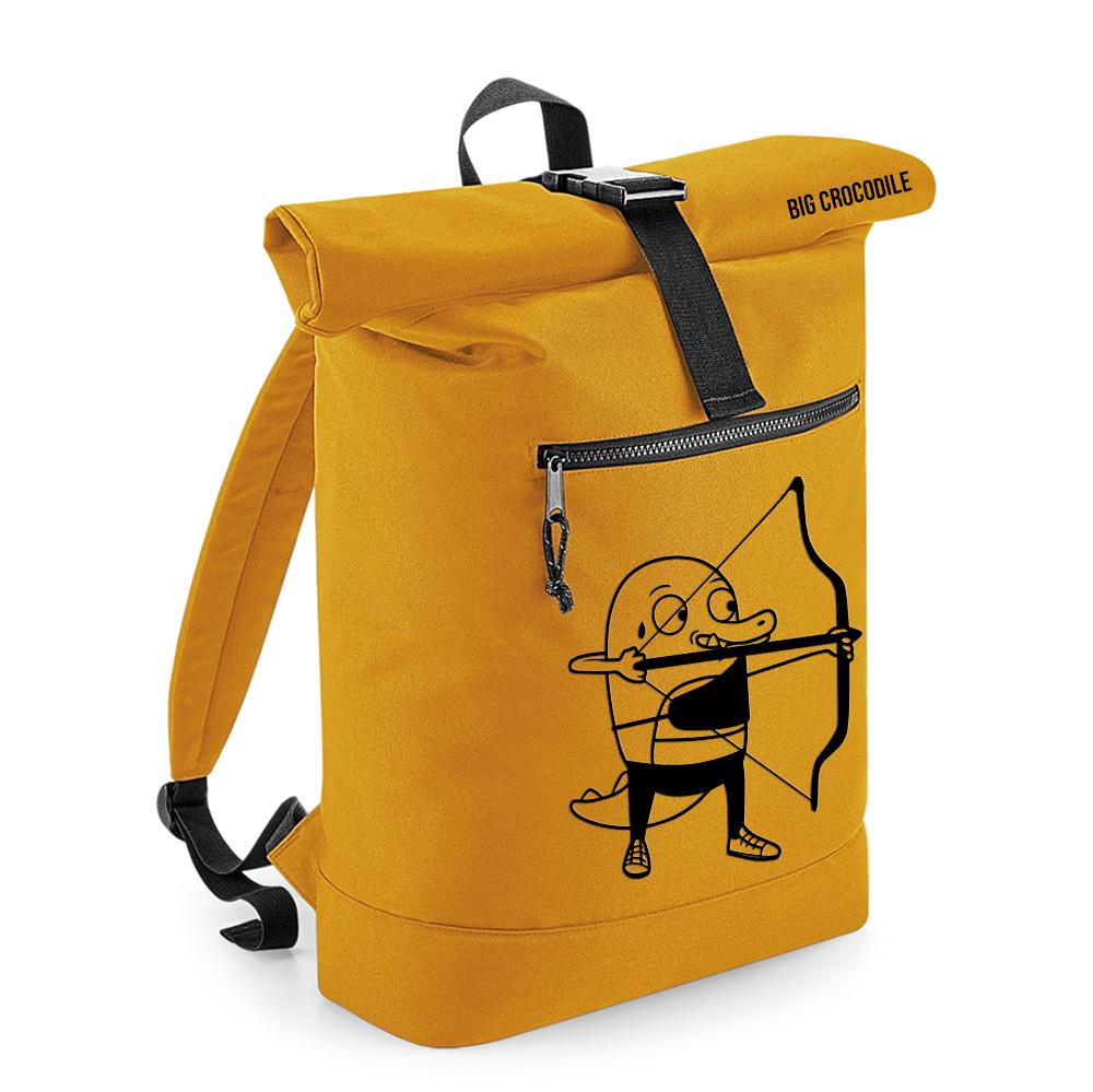 Mustard - Roll Top Ruck Sack - Choose Your Croc