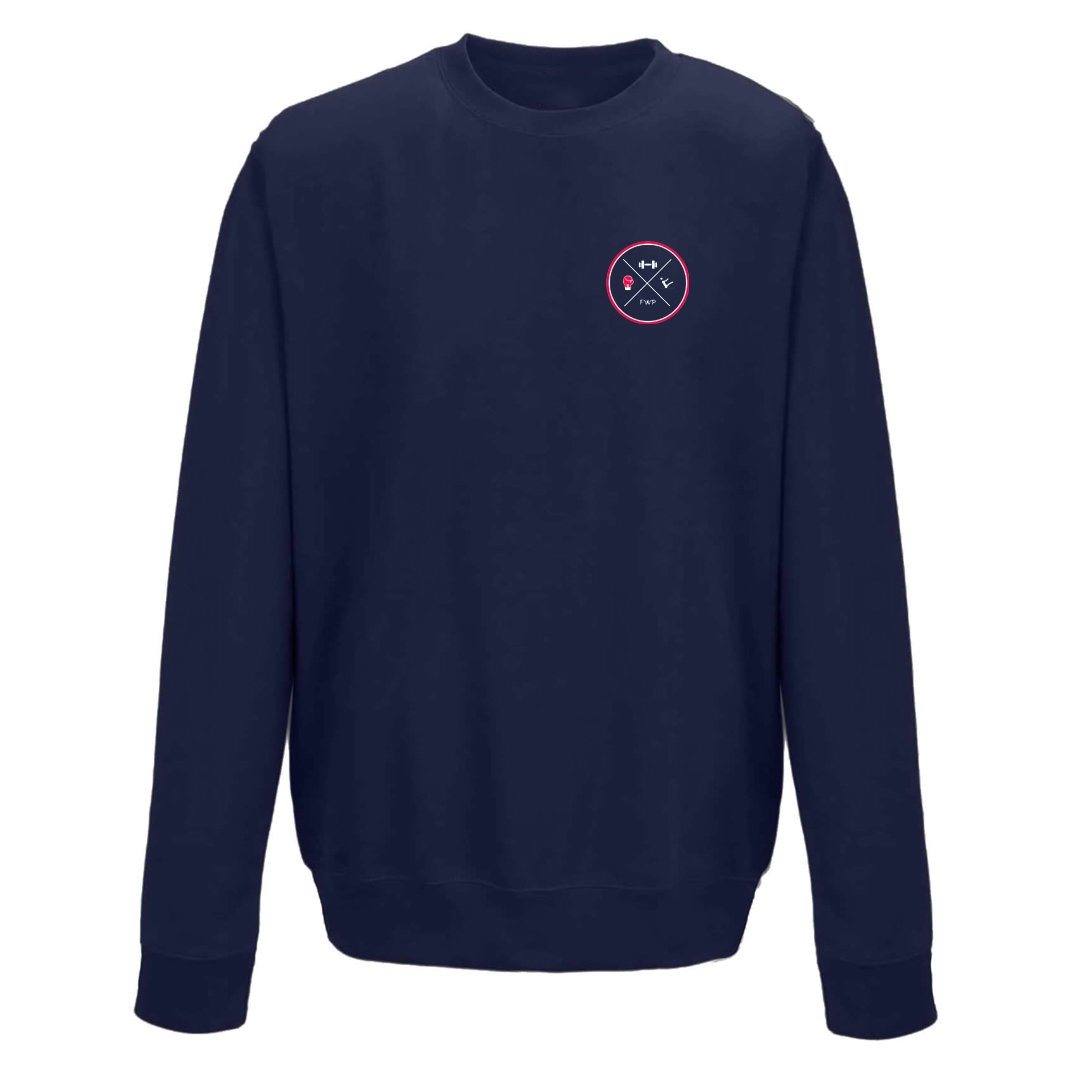 Sweatshirt - Fitness With Poppy Sweatshirt - Navy