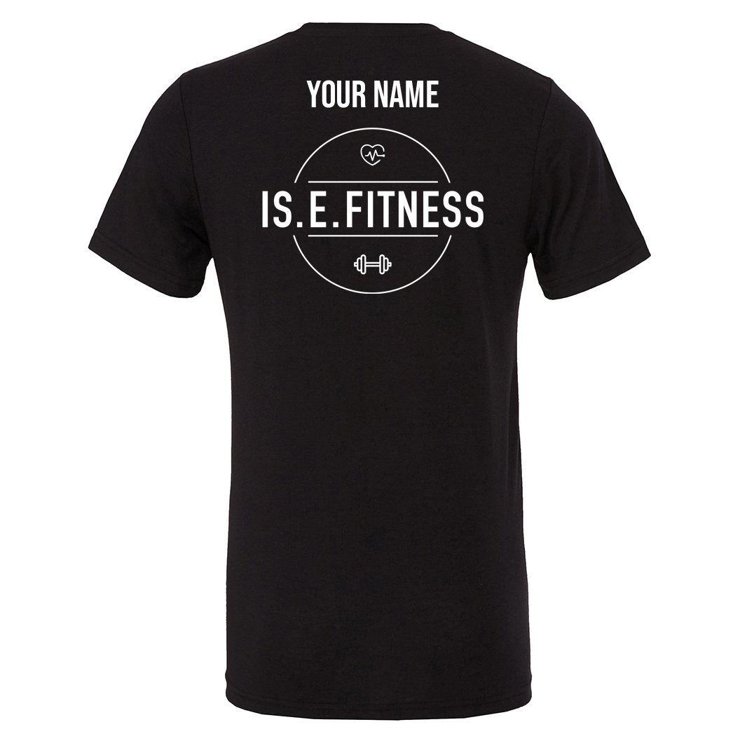 T Shirt - IS.E.FITNESS Black T Shirt - Wholesale