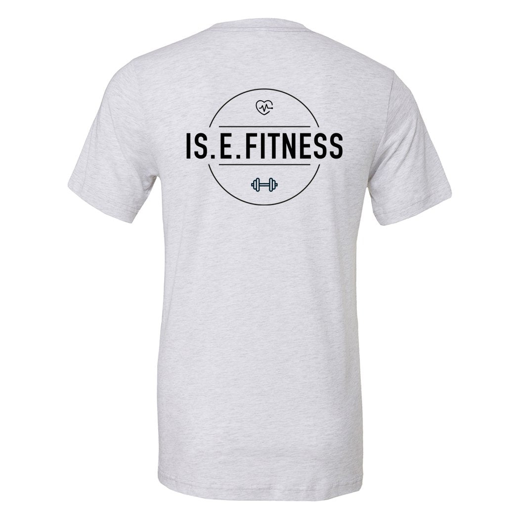 T Shirt - IS.E.FITNESS White Marl T Shirt Wholesale