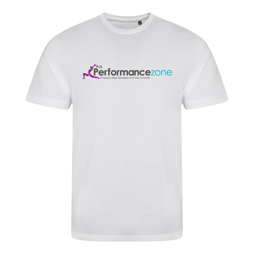 T Shirt - The Performance Zone White T Shirt