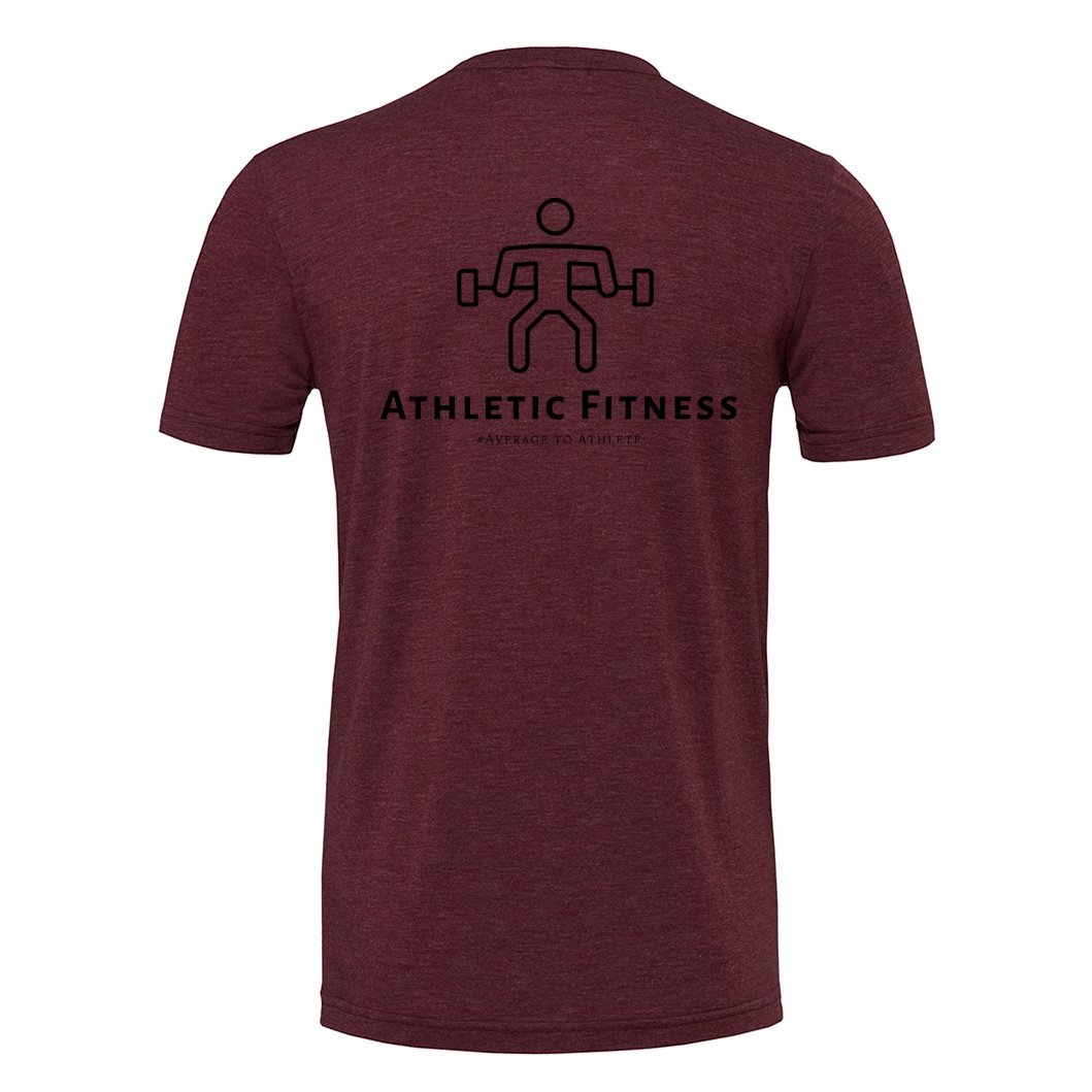 Vest - Athletic Fitness Maroon T Shirt