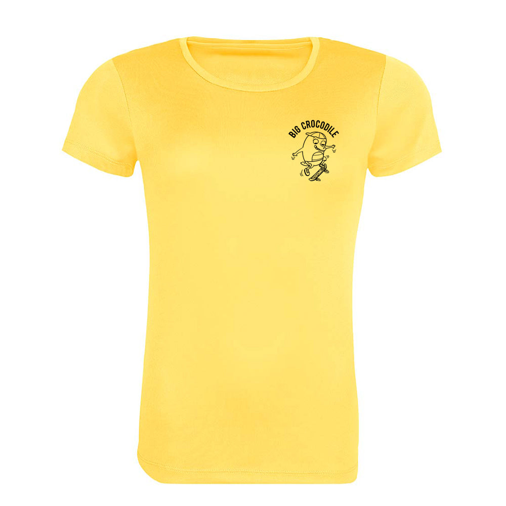 Sports Style Recycled Fabric Ladies Fit T shirt - Choose your Croc